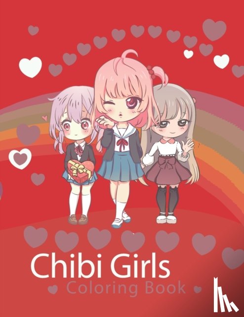 Kawaii, Ib - chibi girls coloring book for teens