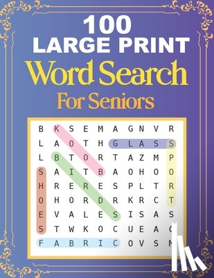 Brainbook, Train - 100 Large Print Word Search For Seniors
