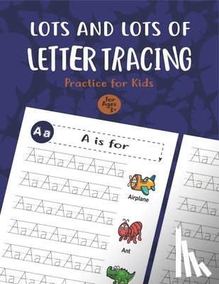 Notebook, Unique Creative - Lots and Lots of Letter Tracing Practice for Kids