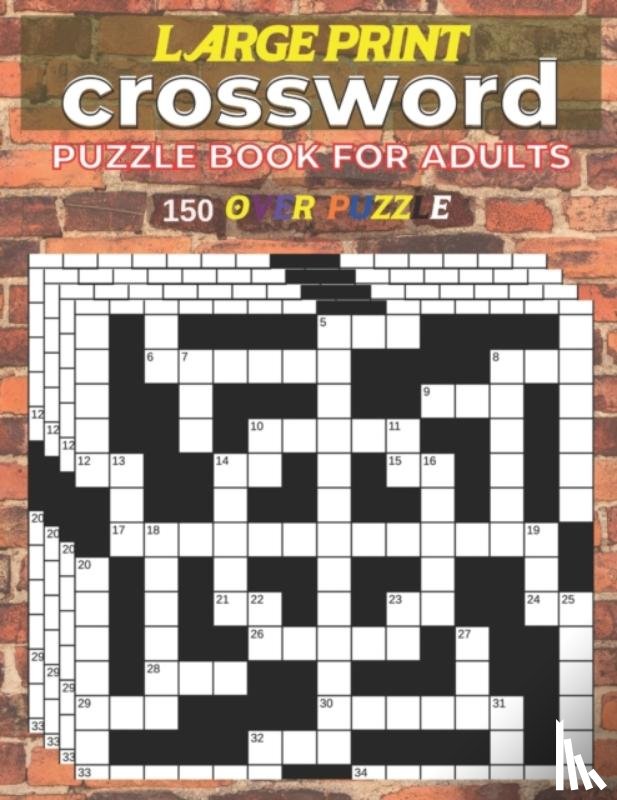 Robinson, Mary - Large Print Crossword Puzzle Book Adults 150 Over Pyzzle