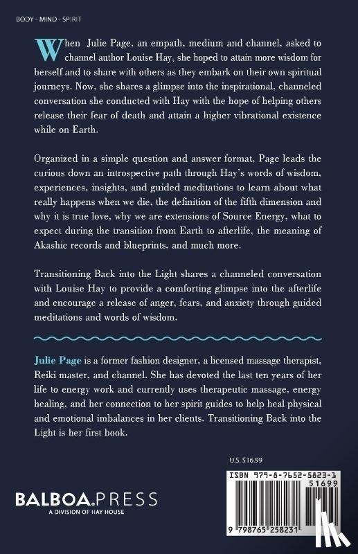 Page, Julie - Transitioning Back into the Light