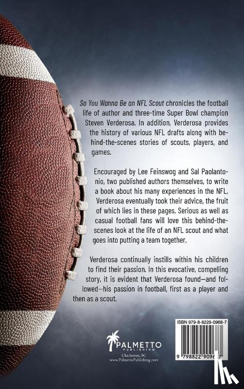 Verderosa, Steve - So You Wanna Be An NFL Scout