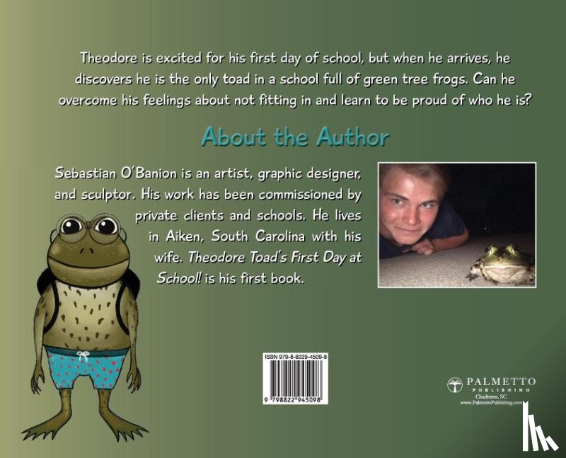 O'Banion, Sebastian - O'Banion, S: Theodore Toad's First Day at School!