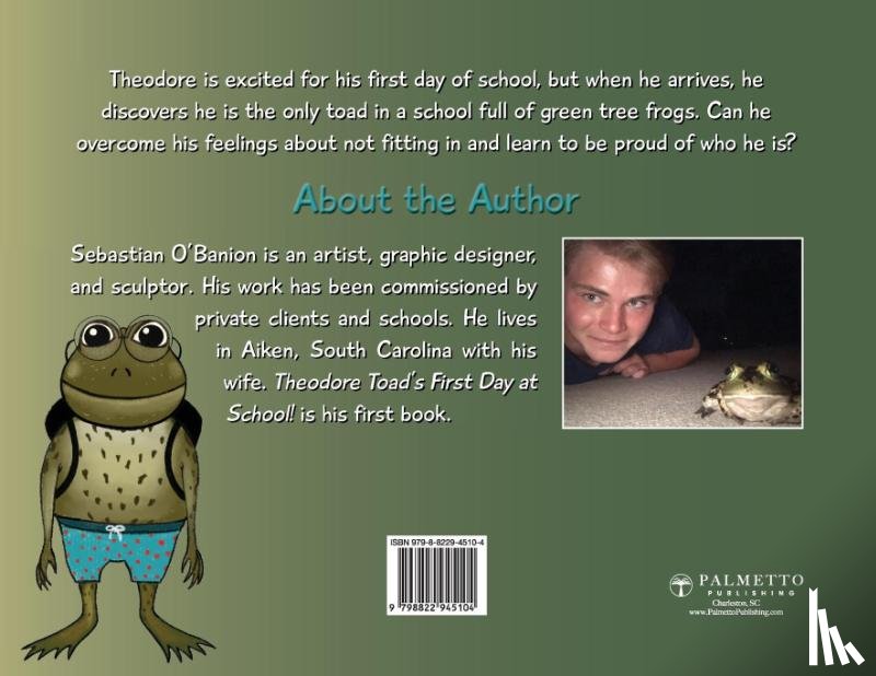 O'Banion, Sebastian - O'Banion, S: Theodore Toad's First Day at School!