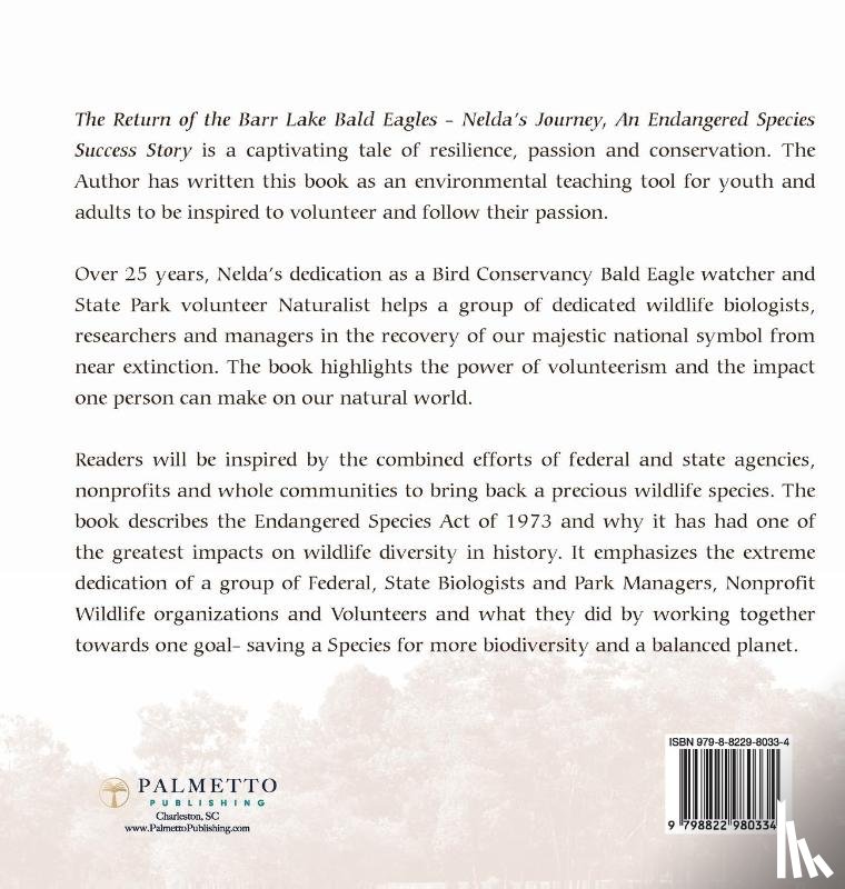 Doerr, Kari Rae - The Return of the Barr Lake Bald Eagles - Nelda's Journey, An Endangered Species Success Story
