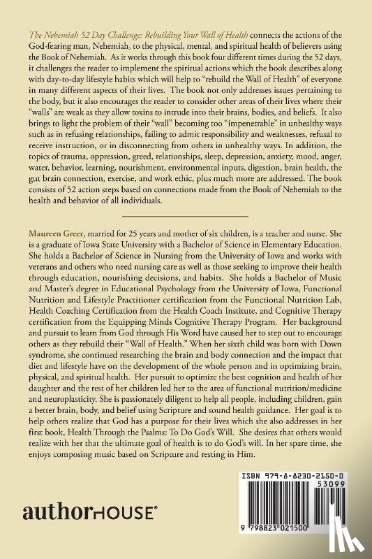 Greer, Maureen - The Nehemiah 52 Day Challenge