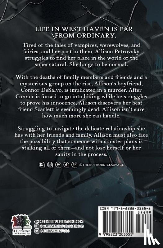 Savage, Nick - A Vampire Named Allison