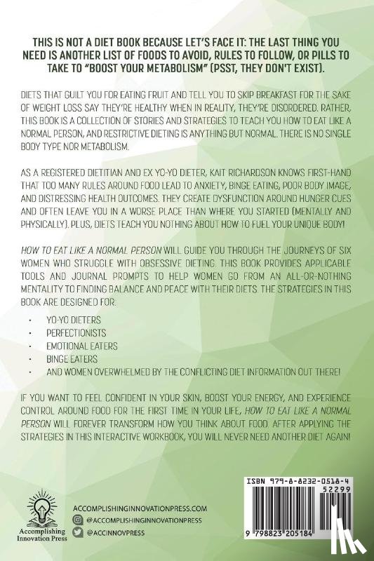 Richardson, Kait - Richardson, K: How to Eat Like a Normal Person