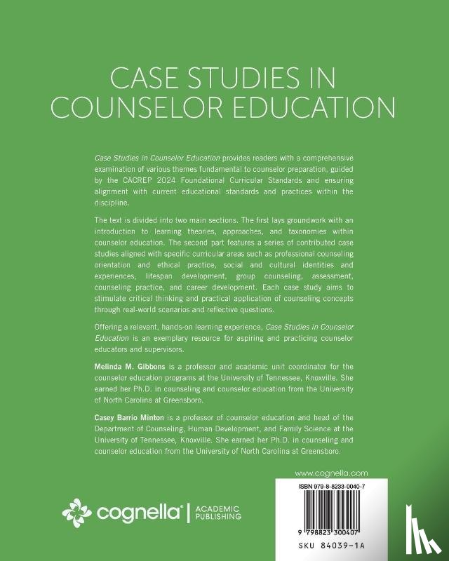  - Case Studies in Counselor Education