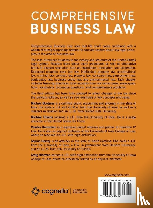 Bootsma, Michael, Damschen, Charles, Nierman, Craig - Comprehensive Business Law
