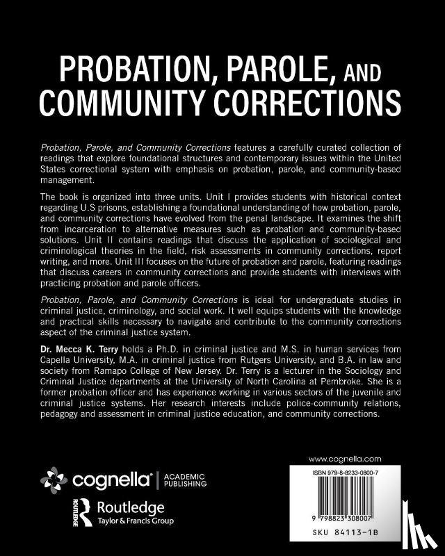  - Probation, Parole, and Community Corrections