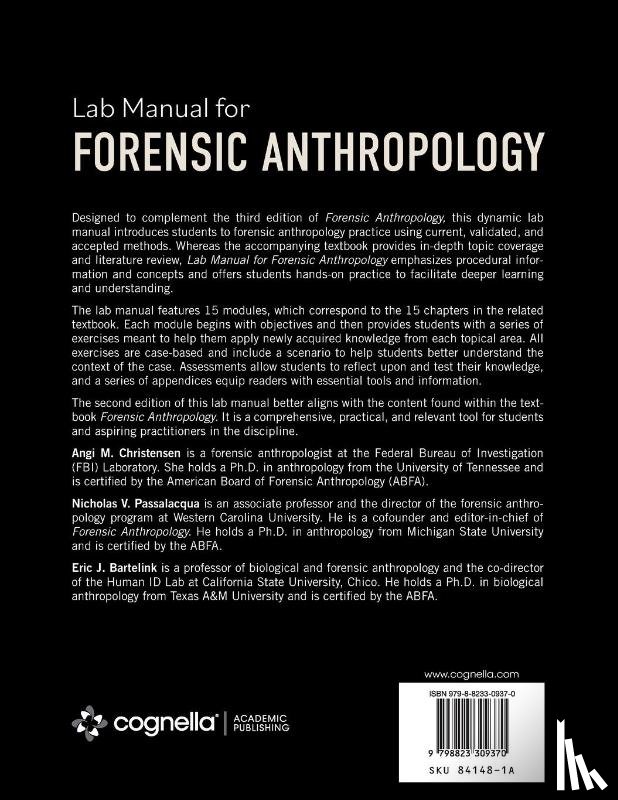 Christensen, Angi M., Passalacqua, Nicholas V., Bartelink, Eric J. - Lab Manual for Forensic Anthropology