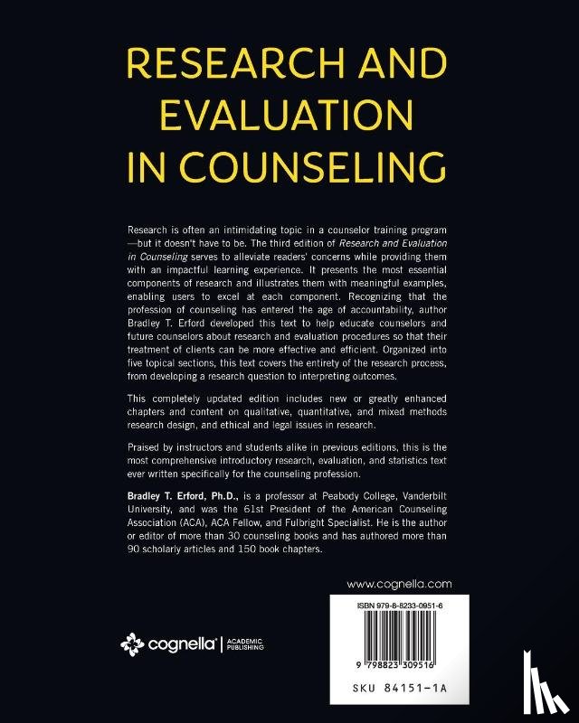 Erford, Bradley T. - Research and Evaluation in Counseling