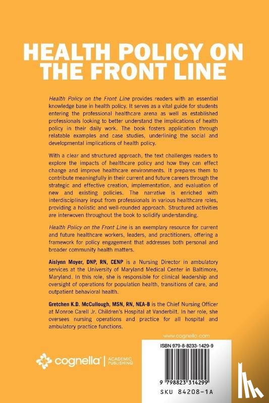Moyer, Aislynn, McCullough, Gretchen - Health Policy on the Front Line