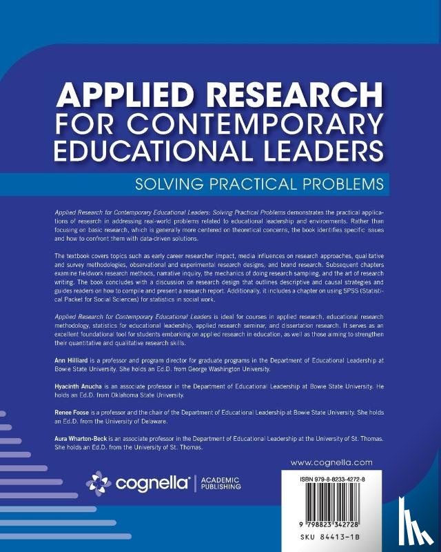  - Applied Research for Contemporary Educational Leaders