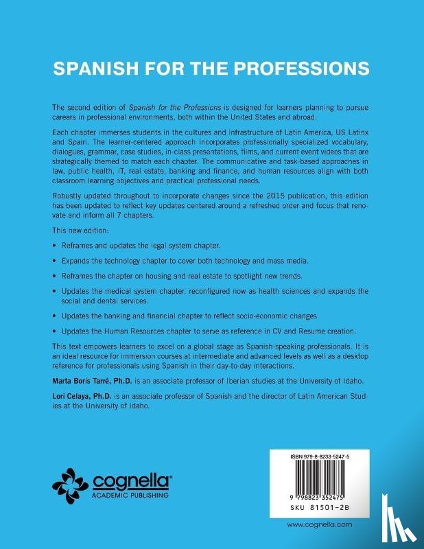 Celaya, Lori, Boris Tarre, Marta - Spanish for the Professions