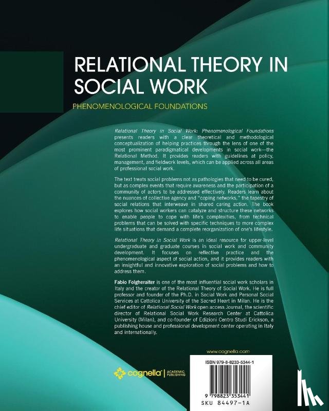 Folgheraiter, Fabio - Relational Theory in Social Work