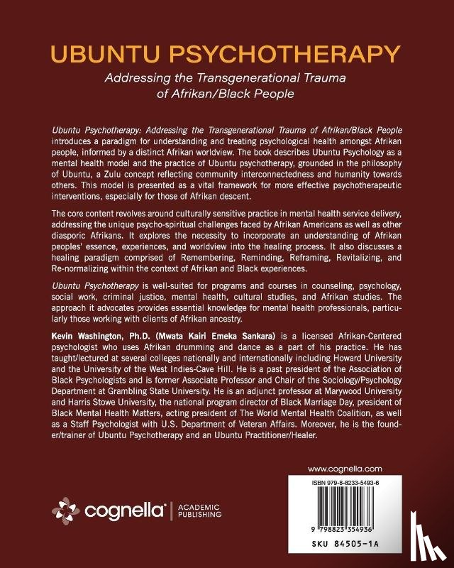 Washington, Kevin - Ubuntu Psychotherapy