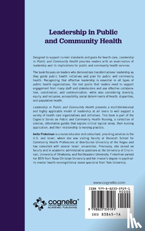 Finkelman, Anita - Leadership in Public and Community Health