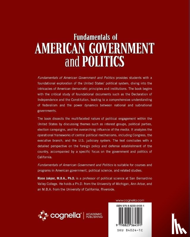 Jakpor, Riase - Fundamentals of American Government and Politics