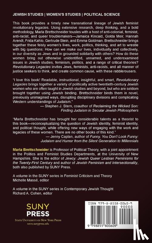 Brettschneider, Marla (Univ New Hampshire) - Revolutionary Legacies