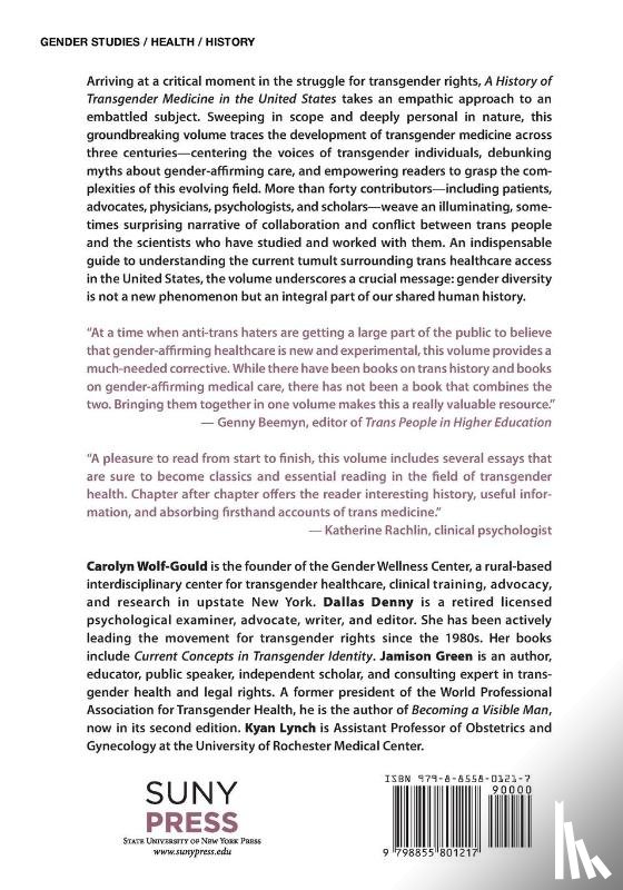  - A History of Transgender Medicine in the United States
