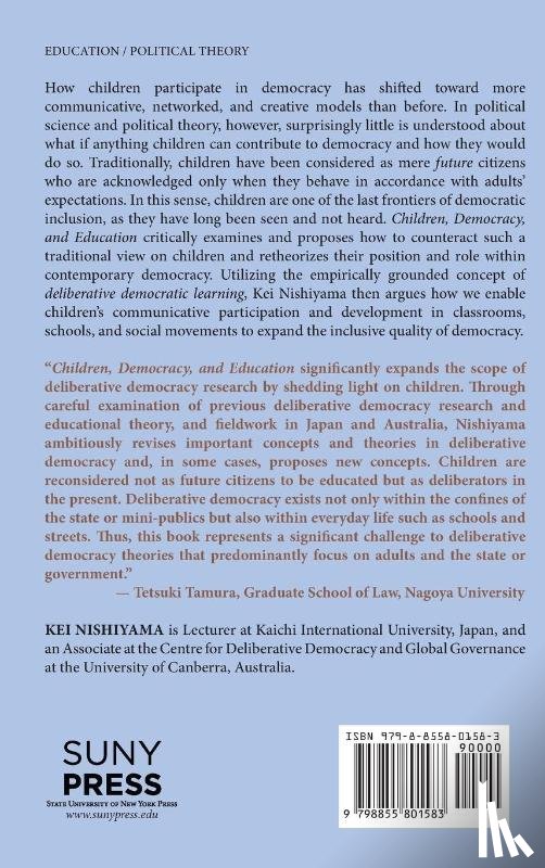 Nishiyama, Kei (Kaichi International University - Children, Democracy, and Education