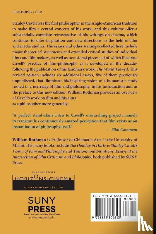 Cavell, Stanley - Cavell on Film