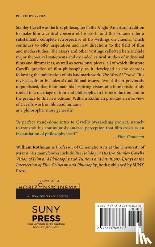 Cavell, Stanley - Cavell on Film