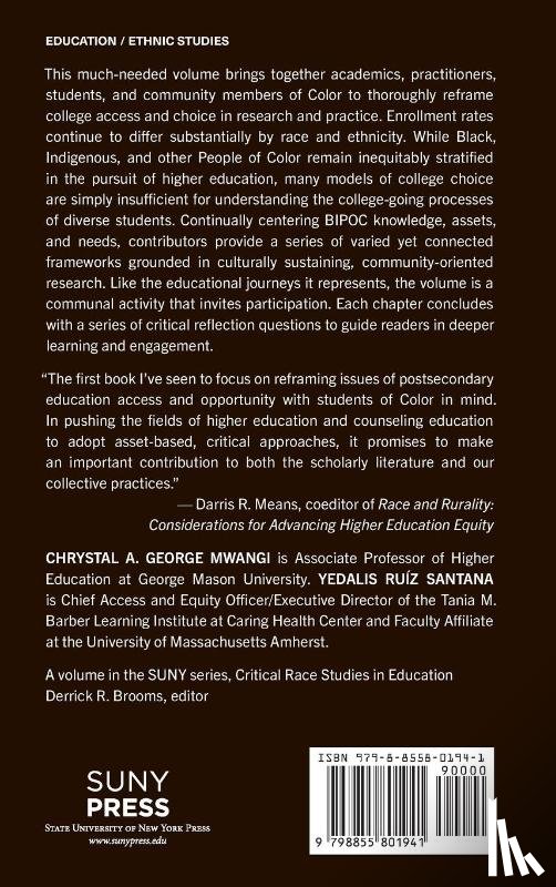  - (Re)Framing College Access by and with Communities of Color