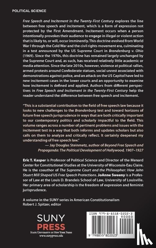  - Free Speech and Incitement in the Twenty-First Century