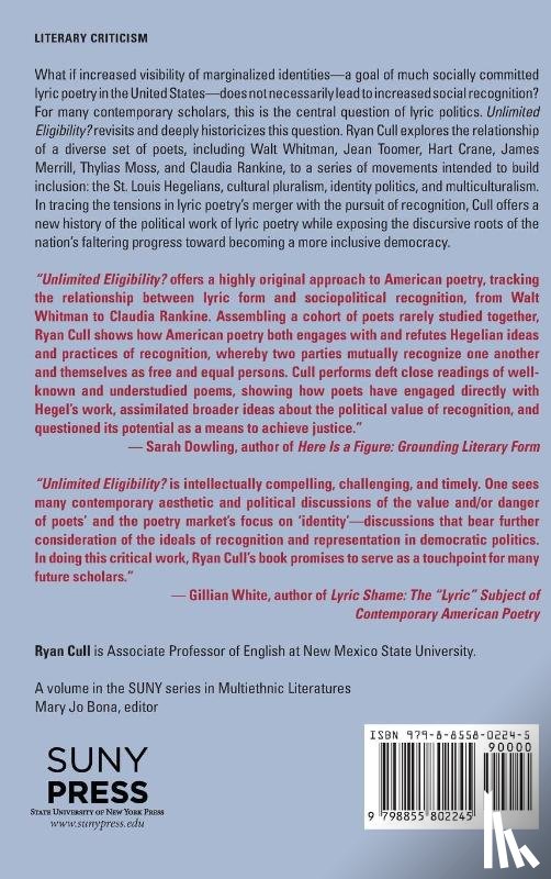 Cull, Ryan - Unlimited Eligibility?