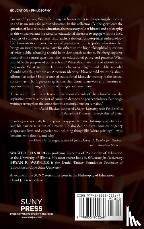 Feinberg, Walter - Walter Feinberg's Democratic Vision