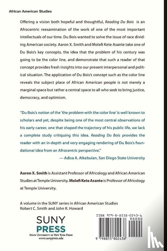 Smith, Aaron X. (Temple University), Asante, Molefi Kete (Temple University) - Reading Du Bois