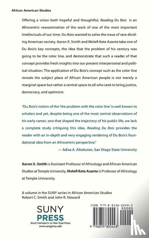 Smith, Aaron X. (Temple University), Asante, Molefi Kete (Temple University) - Reading Du Bois