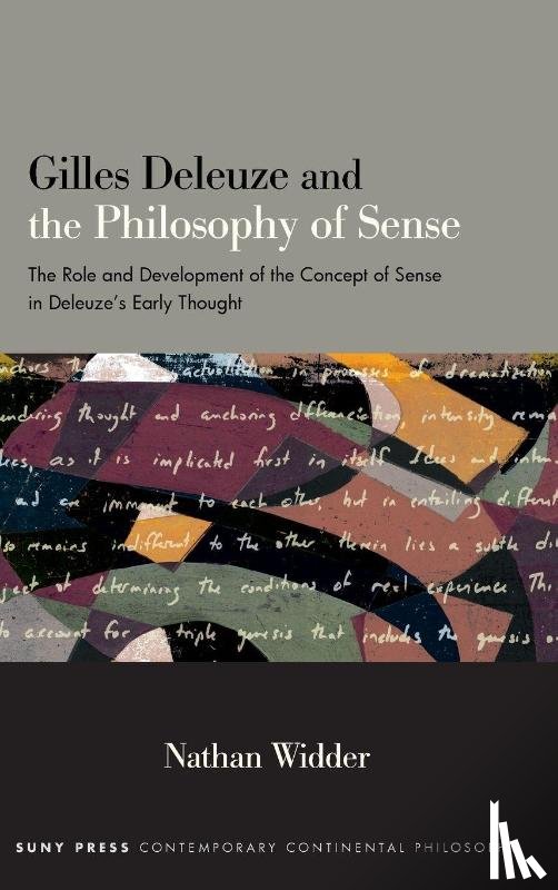 Widder, Nathan (University of London) - Gilles Deleuze and the Philosophy of Sense