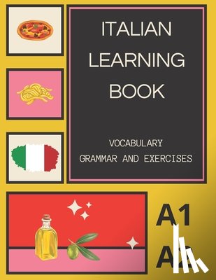 Progressions, Polyglot - italian Learning Book: A1 A2 Learning Adventure with Vocabulary, Grammar, and Exercises
