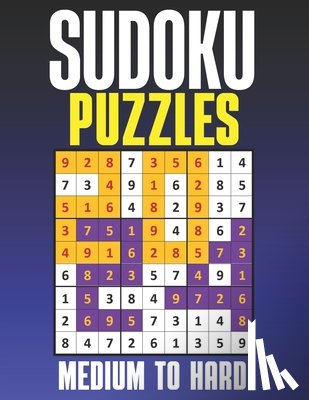 Salmatics - Sudoku Puzzles: Medium & Hard Sudoku Puzzles Suduko Books for Adults with Full solutions.