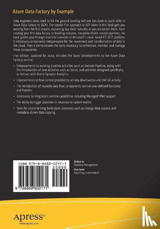 Swinbank, Richard - Azure Data Factory by Example