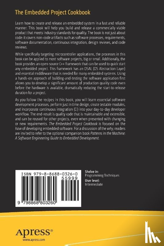 Taylor, Wayne T., Taylor, John T. - The Embedded Project Cookbook