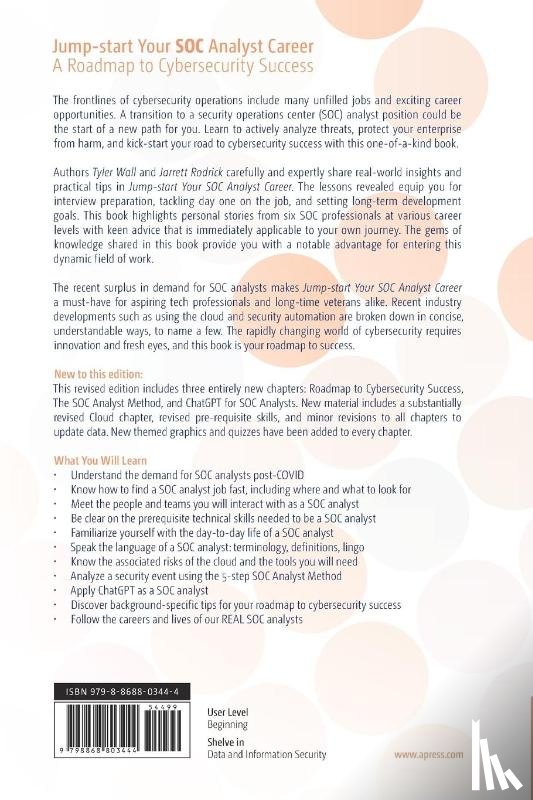 Wall, Tyler, Rodrick, Jarrett - Jump-start Your SOC Analyst Career