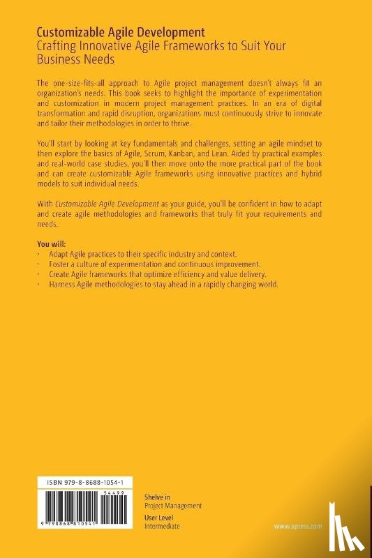 Sud, Kanika - Customizable Agile Development
