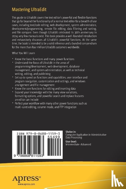 Espenschied, Devid - Mastering UltraEdit