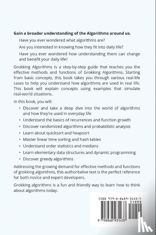 Turner, William - GROKKING ALGORITHM BLUEPRINT
