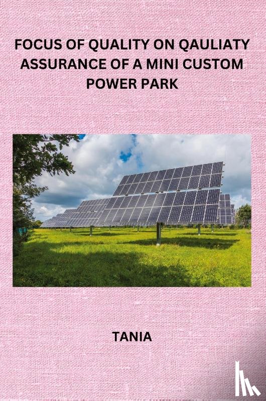 Tania - FOCUS OF QUALITY ON QAULIATY ASSURANCE OF A MINI CUSTOM POWER PARK