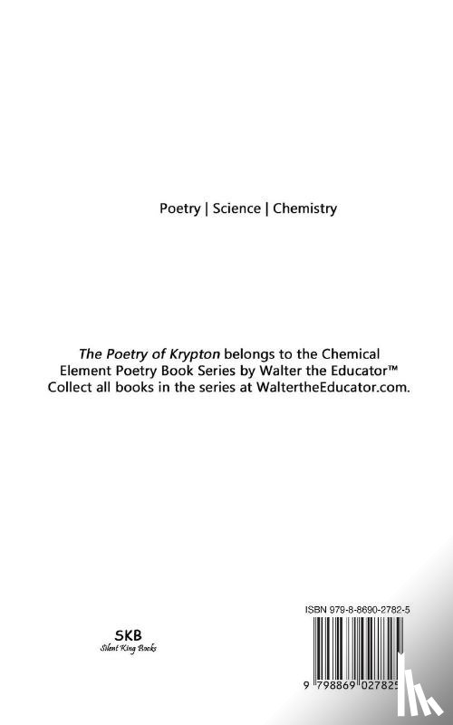 Walter the Educator - The Poetry of Krypton