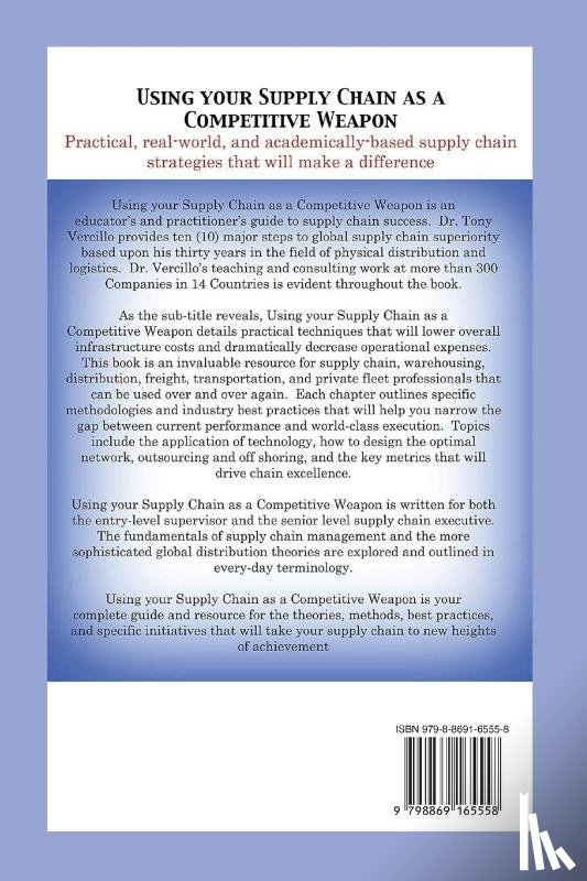 Vercillo, Tony - Using Your Supply Chain As a Competitive Weapon