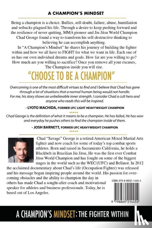George, Chad "Savage" - A Champion's Mindset