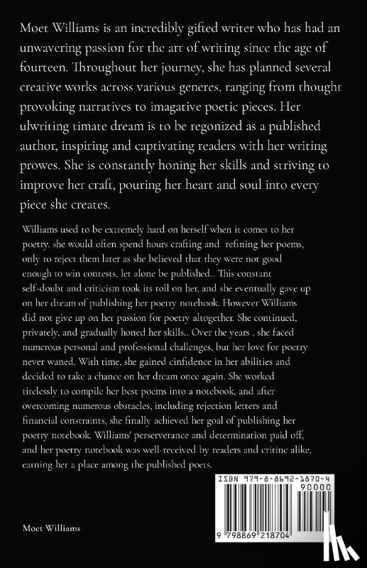 Williams, Moet - My Life So Far