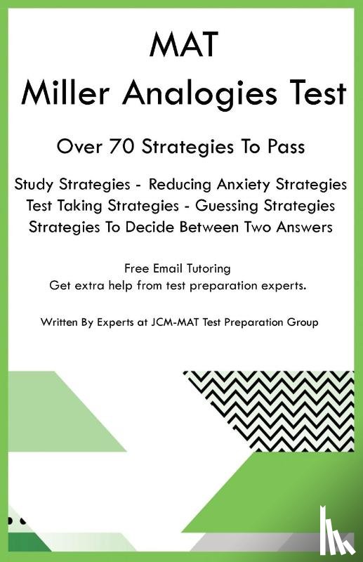 Test Preparation Group, Jcm-Mat - MAT Miller Analogies Test